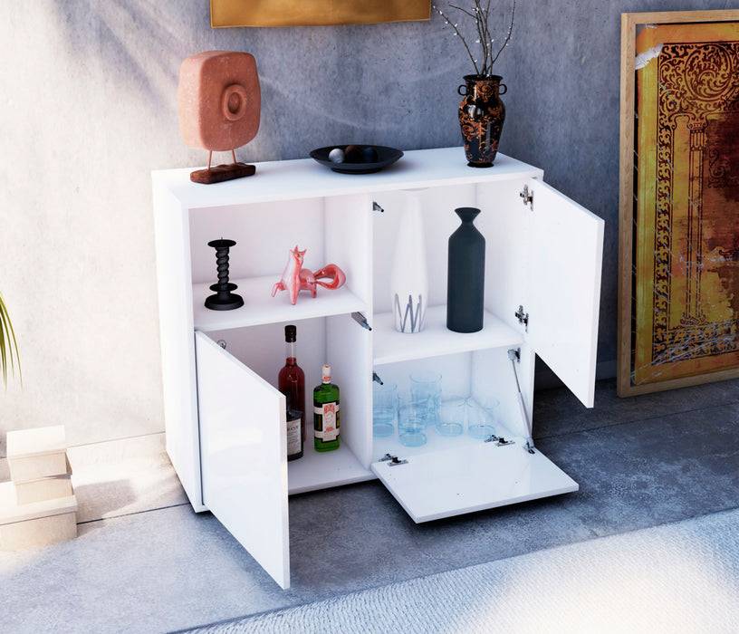 Stil Zeit Möbel Sideboard Carina, Grün (92x79x35cm) VIP-Rabatte