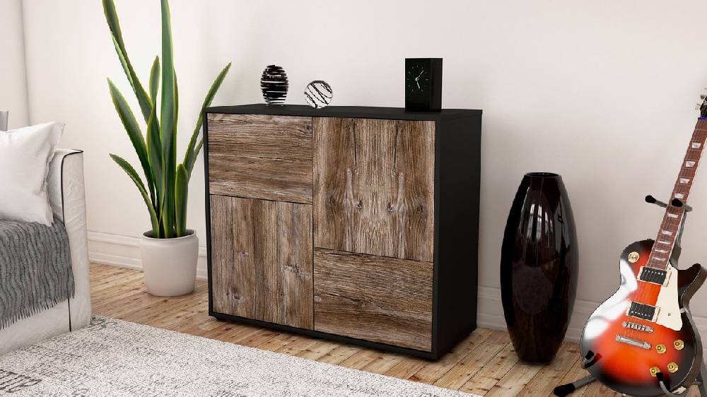 Stil Zeit Möbel Sideboard Carla, Treibholz (92x79x35cm) Wochenangebot