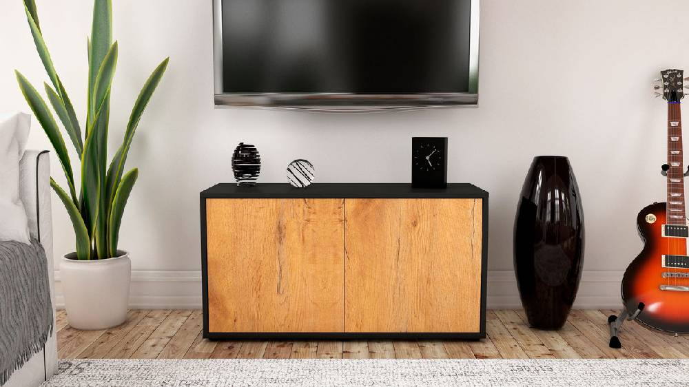 Stil Zeit Möbel Lowboard Ada, Eiche (92x49x35cm) Bis zu 50% Rabatt