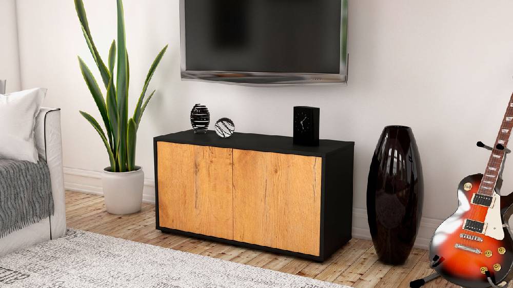 Stil Zeit Möbel Lowboard Ada, Eiche (92x49x35cm) Bis zu 50% Rabatt