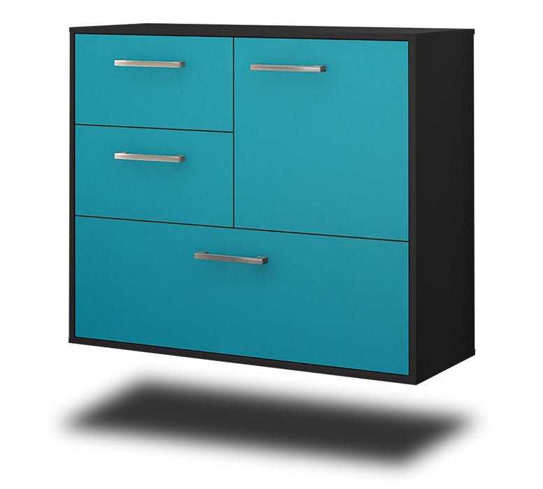 Stil Zeit Möbel Sideboard Rancho Cucamonga, Java, hängend mit Griffen (92x79x35cm) Online