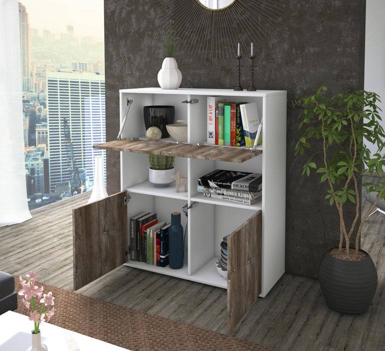 Stil Zeit Möbel Highboard Katyna ,Treibholz (92x108x35cm) Jubiläumsangebot