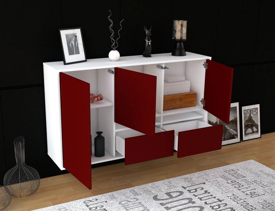Stil Zeit Möbel Sideboard Lancaster, Bordeaux, hängend (136x79x35cm) Sonderangebot der Fabrik