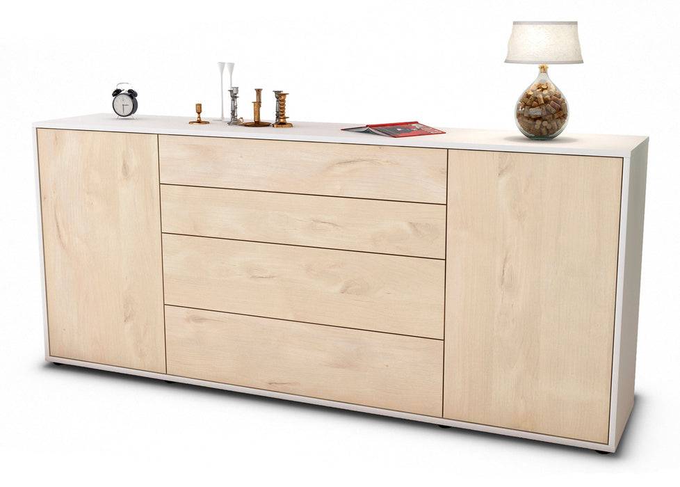 Stil Zeit Möbel Sideboard Elettra, Zeder (180x79x35cm) Black Friday Preise