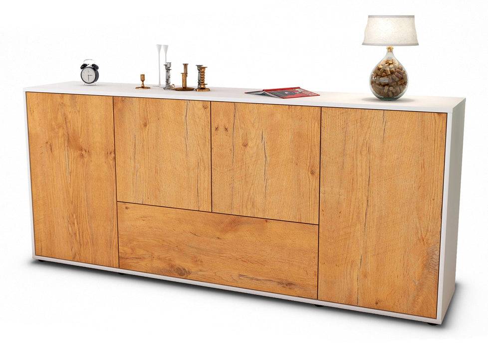 Stil Zeit Möbel Sideboard Eli, Eiche (180x79x35cm) Im Verkauf