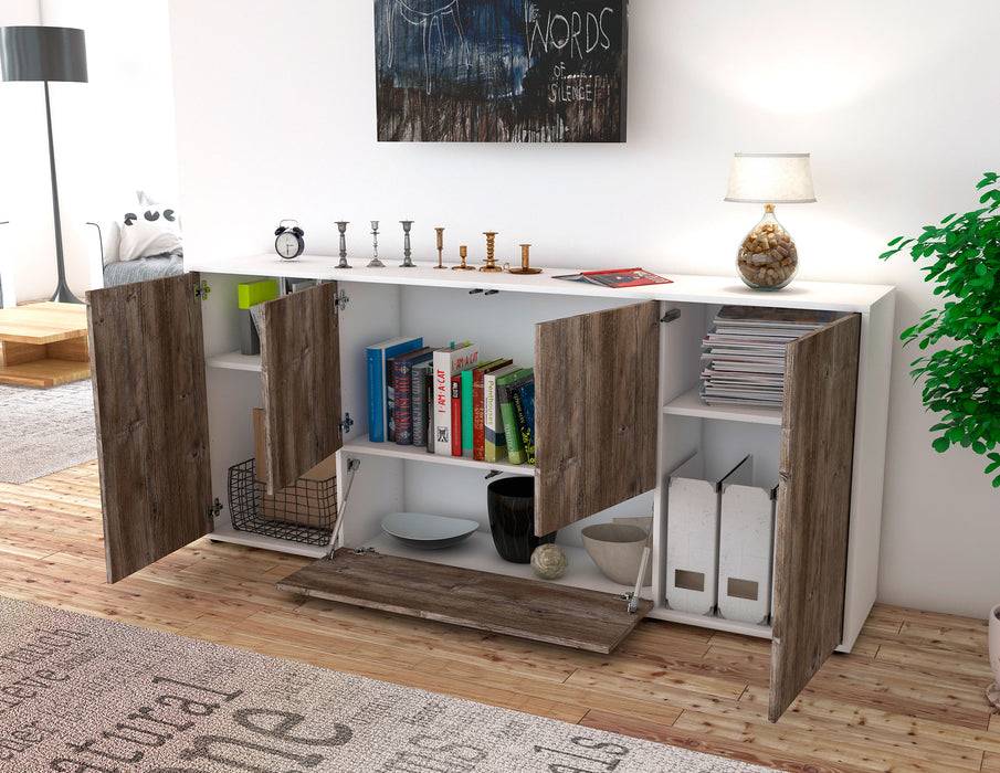 Stil Zeit Möbel Sideboard Eli, Zeder (180x79x35cm) zollfrei