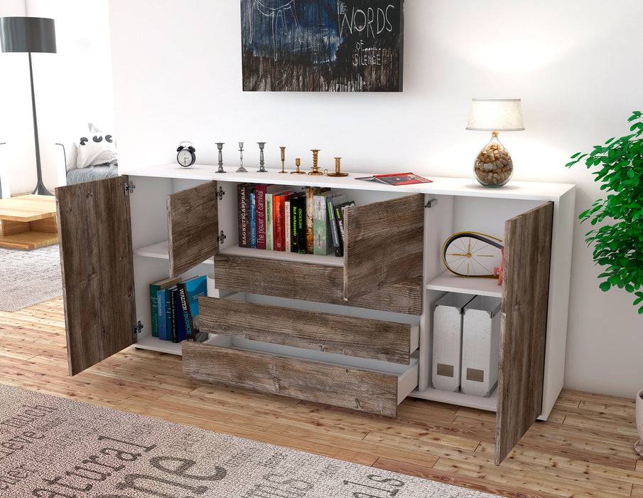 Stil Zeit Möbel Sideboard Eliana, Zeder (180x79x35cm) 50% Rabatt für begrenzte Zeit