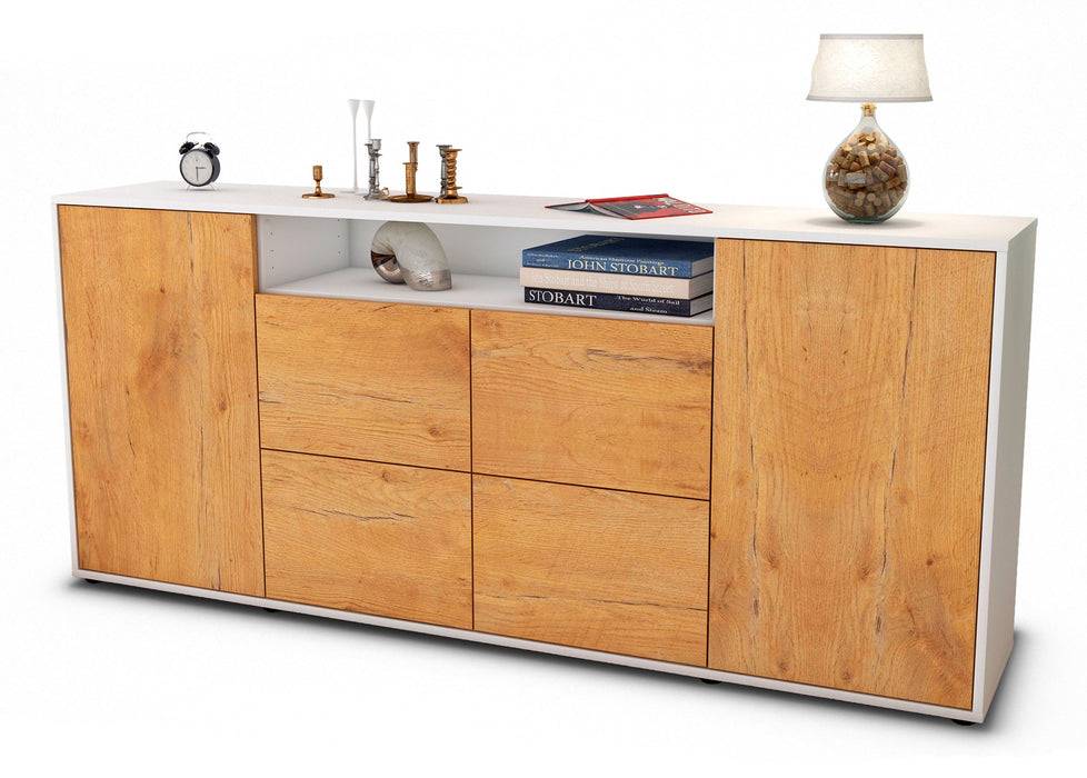 Stil Zeit Möbel Sideboard Ephenia, Eiche (180x79x35cm)