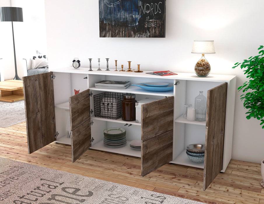 Stil Zeit Möbel Sideboard Ephenia, Eiche (180x79x35cm) Online