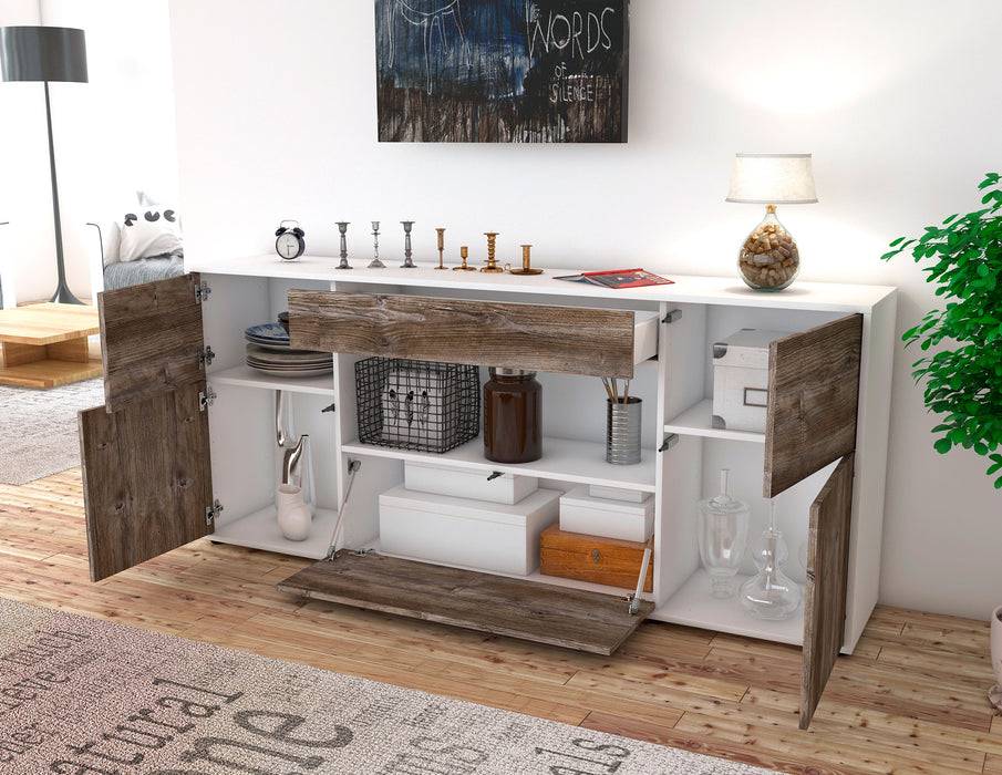 Stil Zeit Möbel Sideboard Fabiola, Pinie (180x79x35cm) Auslauf