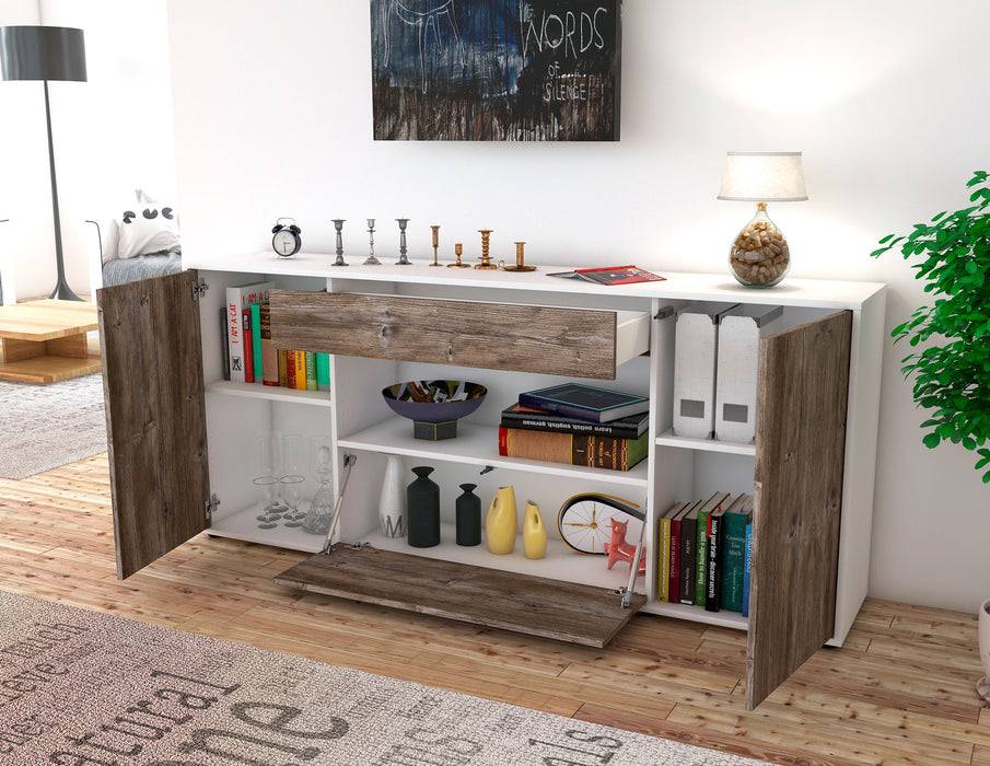 Stil Zeit Möbel Sideboard Fiora, Eiche (180x79x35cm) Verkauf