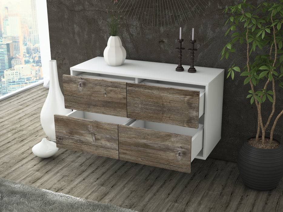 Stil Zeit Möbel Lowboard Philadelphia, Zeder, hängend (92x49x35cm) Limitierter Zeitrabatt