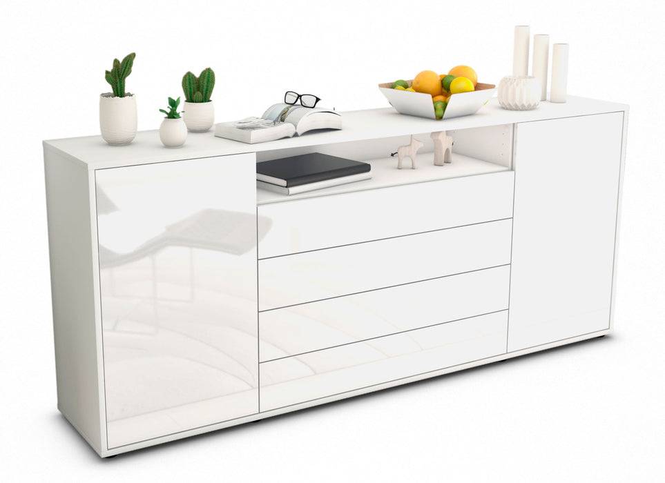 Stil Zeit Möbel Sideboard Enzo, Weiß (180x79x35cm) Cyber Monday