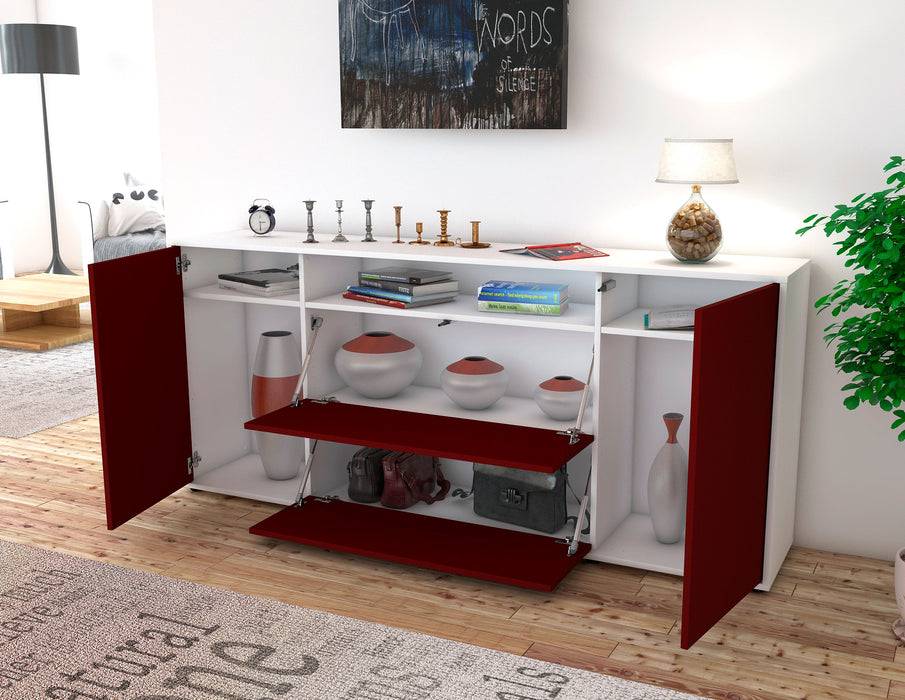 Stil Zeit Möbel Sideboard Erina, Mint (180x79x35cm) Weihnachtsangebot