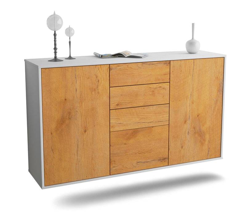 Stil Zeit Möbel Sideboard Sioux Falls, Eiche, hängend (136x79x35cm) Exklusivangebot