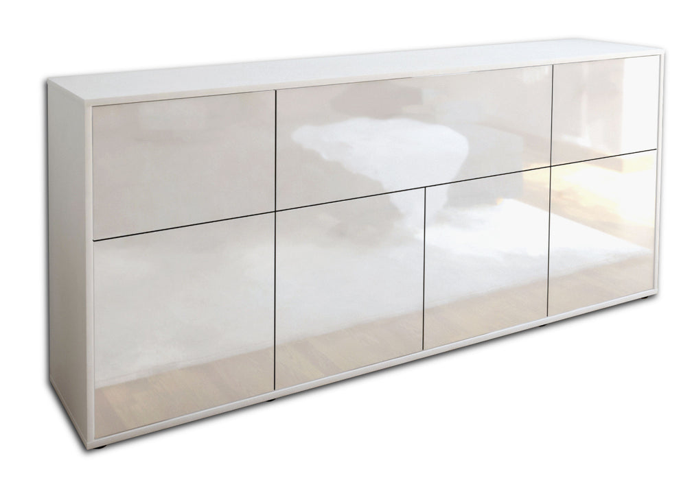 Stil Zeit Möbel Sideboard Roseville, Weiß, hängend (180x79x35cm) Valentinstagsangebot