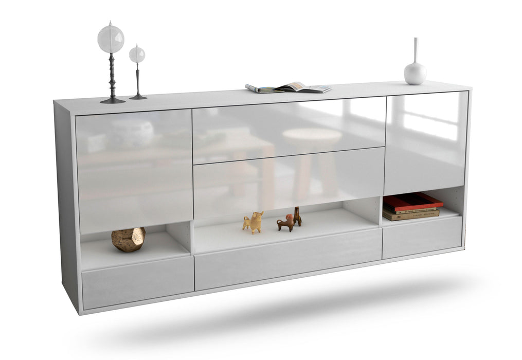 Stil Zeit Möbel Sideboard Lafayette, Weiß, hängend (180x79x35cm) Jubiläumsangebot