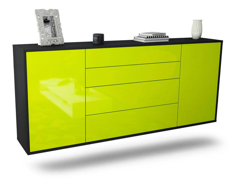 Stil Zeit Möbel Sideboard Bridgeport, Grün, hängend (180x79x35cm) Riesige Ersparnisse