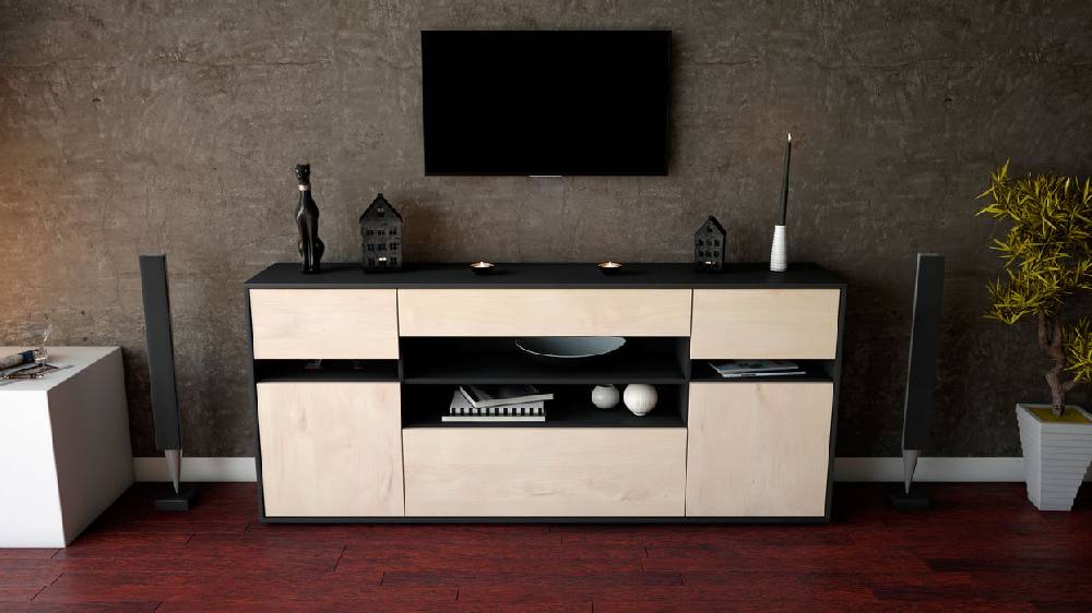 Stil Zeit Möbel Sideboard Gina, Zeder (180x79x35cm) Letzte 3 Tage