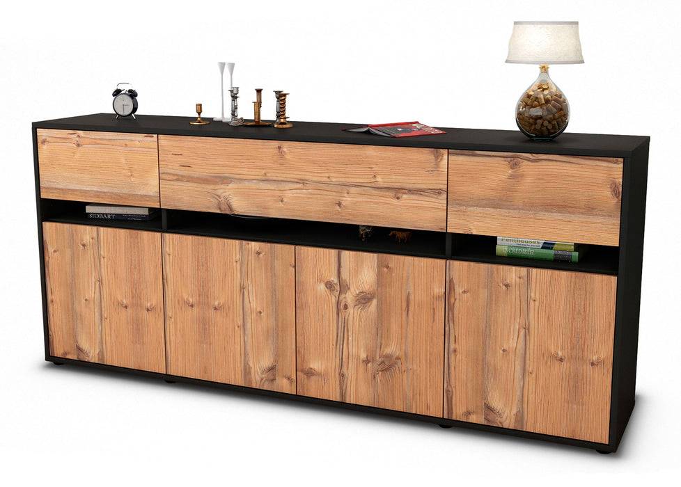 Stil Zeit Möbel Sideboard Flora, Pinie (180x79x35cm)