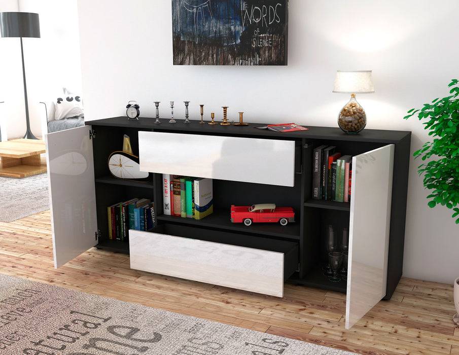 Stil Zeit Möbel Sideboard Filomena, Orange (180x79x35cm) Super Rabatt