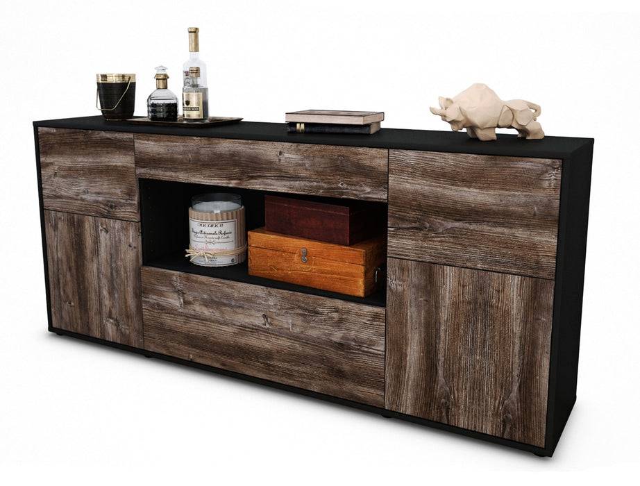 Stil Zeit Möbel Sideboard Fabiola, Treibholz (180x79x35cm) 50% Rabatt mit kostenlosem Versand