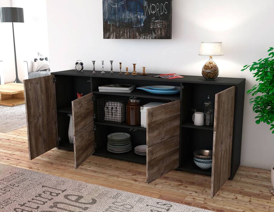 Stil Zeit Möbel Sideboard Ephenia, Treibholz (180x79x35cm) zollfrei