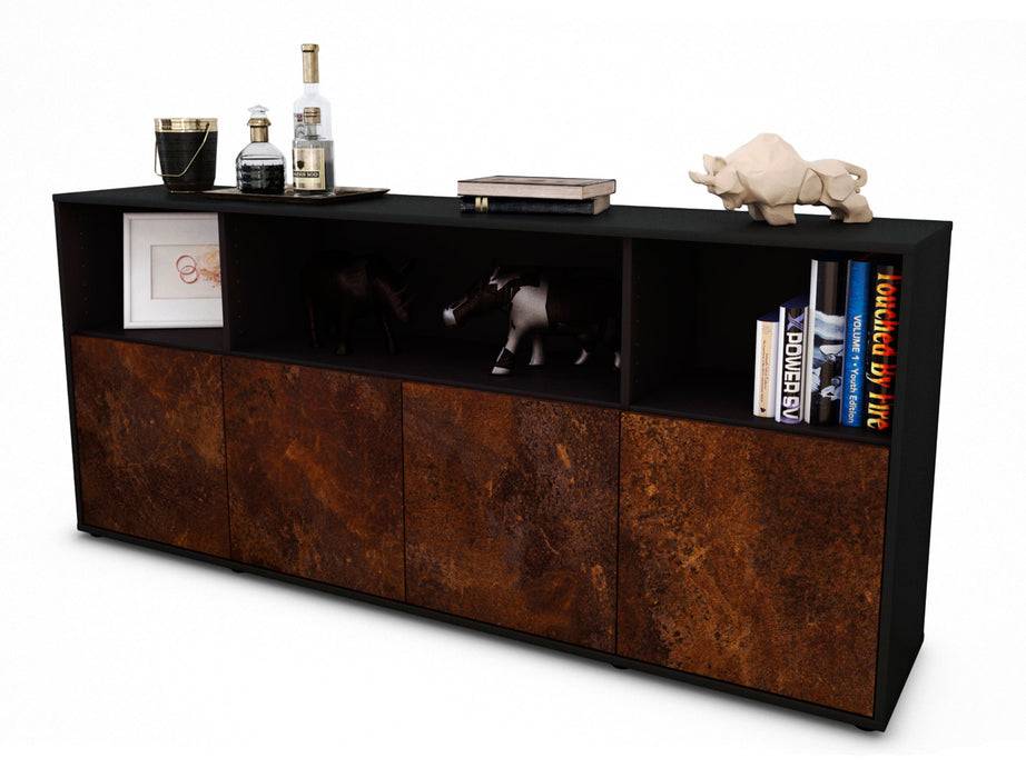 Stil Zeit Möbel Sideboard Enrica, Rost (180x79x35cm) Outlet