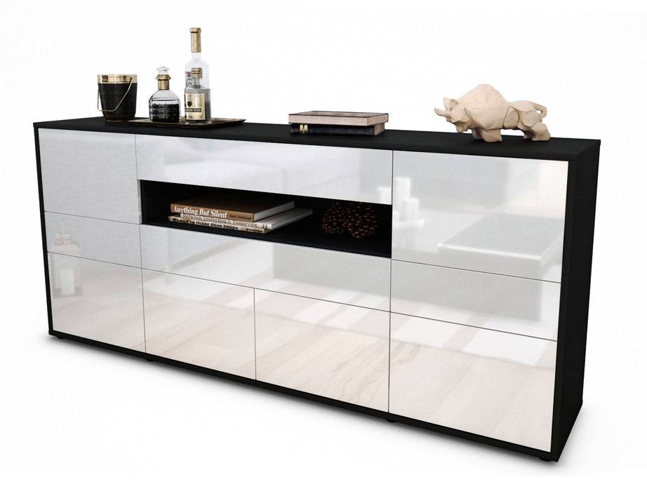 Stil Zeit Möbel Sideboard Emerelda, Weiß (180x79x35cm) Angebote