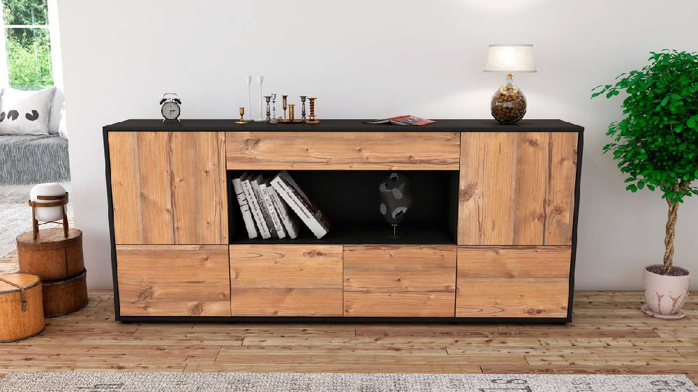 Stil Zeit Möbel Sideboard Elsa, Pinie (180x79x35cm) Blitzverkäufe