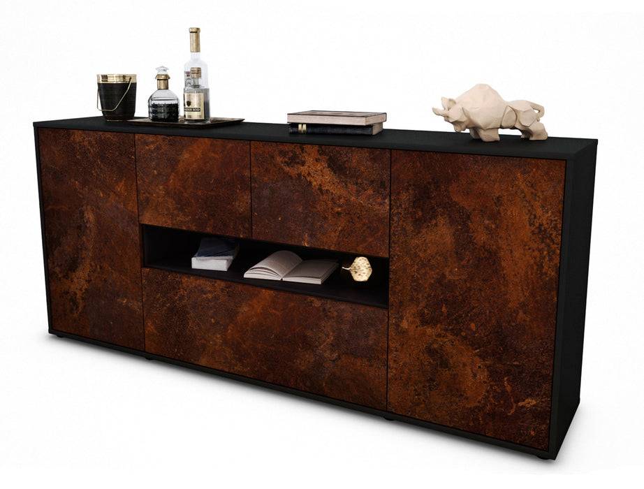 Stil Zeit Möbel Sideboard Elisabetta, Rost (180x79x35cm) Limitierter Zeitrabatt