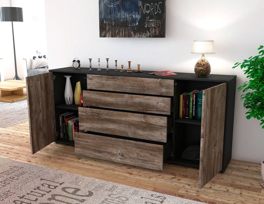Stil Zeit Möbel Sideboard Elettra, Treibholz (180x79x35cm) Flash Sale