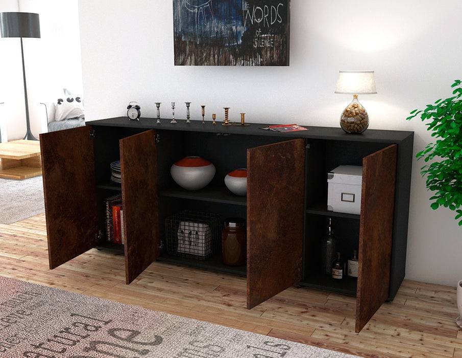 Stil Zeit Möbel Sideboard Elana, Rost (180x79x35cm) Online Shopping