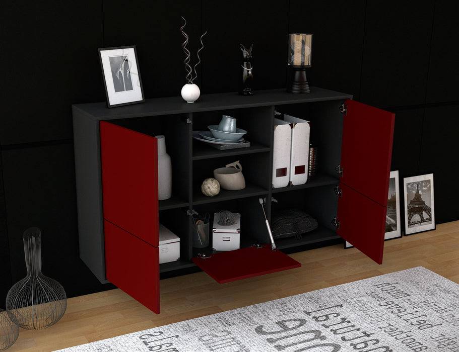 Stil Zeit Möbel Sideboard Grand Prairie, Bordeaux, hängend (136x79x35cm) Osterangebot