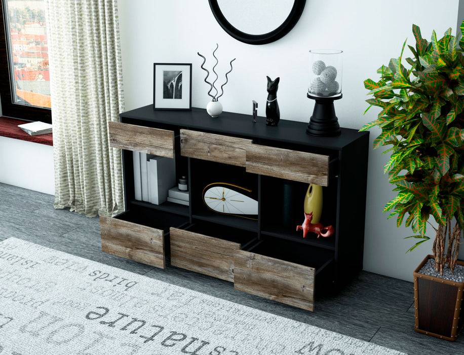 Stil Zeit Möbel Sideboard Efisia, Eiche (136x79x35cm) Valentinstagsangebot