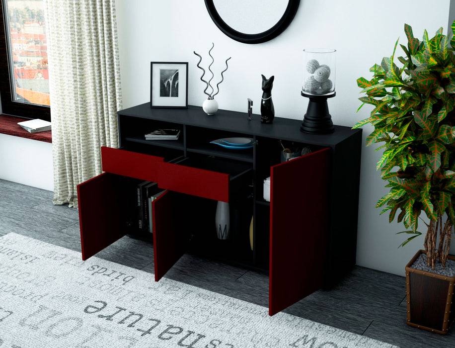 Stil Zeit Möbel Sideboard Editta, Türkis (136x79x35cm) Jubiläumsangebot