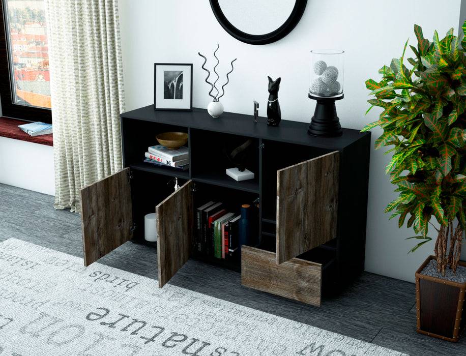 Stil Zeit Möbel Sideboard Eda, Treibholz (136x79x35cm) Zeitlich begrenztes Angebot