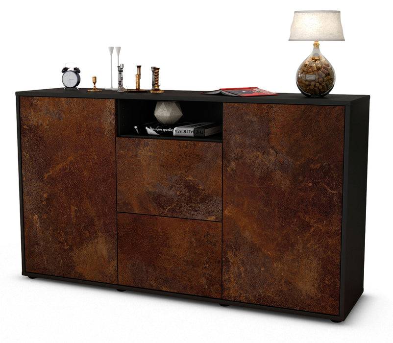 Stil Zeit Möbel Sideboard Dimphi, Rost (136x79x35cm) Kostenlose Rückgabe
