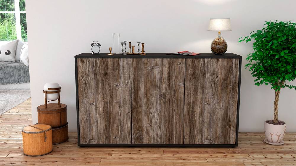 Stil Zeit Möbel Sideboard Delia, Treibholz (136x79x35cm) Bis zu 50% Rabatt