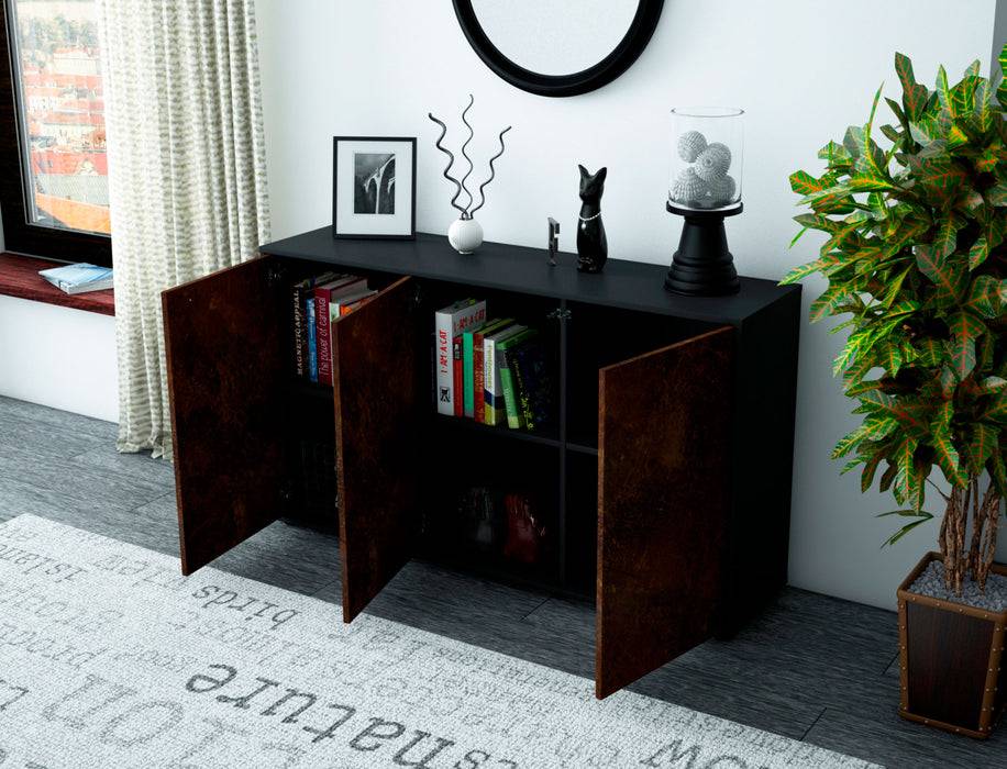 Stil Zeit Möbel Sideboard Delia, Rost (136x79x35cm) Nur für heute