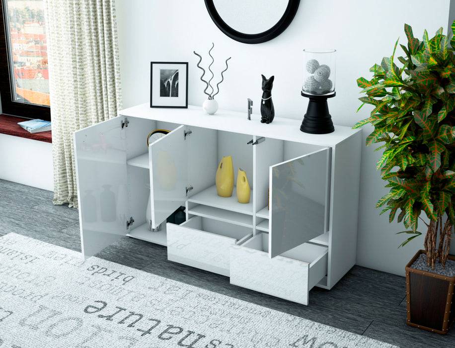 Stil Zeit Möbel Sideboard Ebe, Grün (136x79x35cm) Super Rabatt