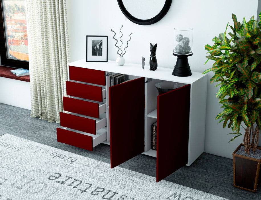 Stil Zeit Möbel Sideboard Dorentina, Mint (136x79x35cm) Kostenloser Versand international