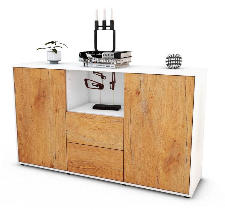Stil Zeit Möbel Sideboard Donika, Eiche (136x79x35cm) 2025