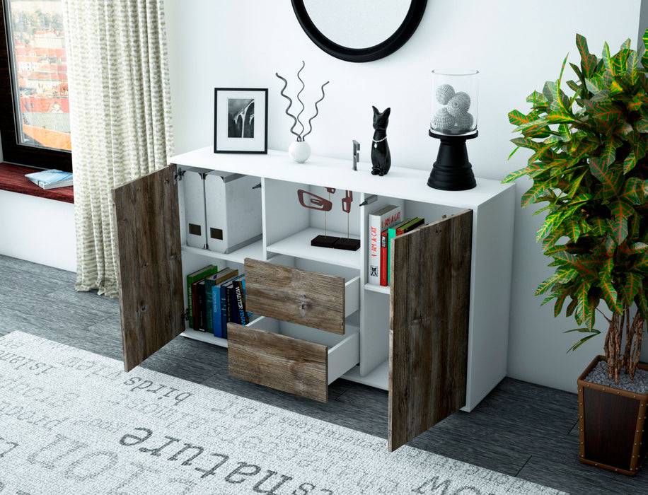 Stil Zeit Möbel Sideboard Donika, Eiche (136x79x35cm) 2025