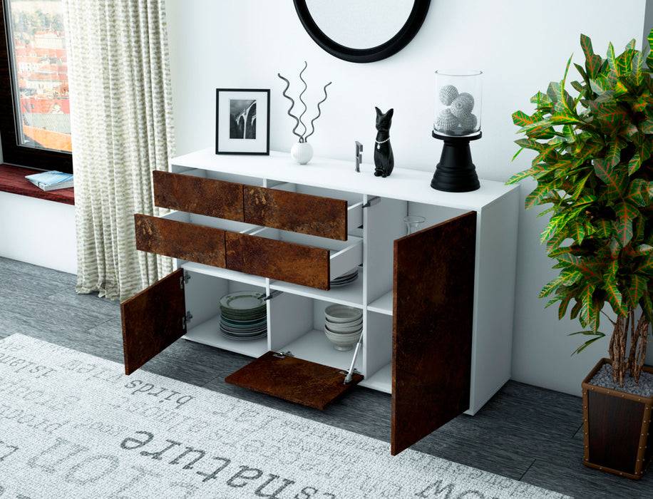 Stil Zeit Möbel Sideboard Domi, Rost (136x79x35cm) Hotsell