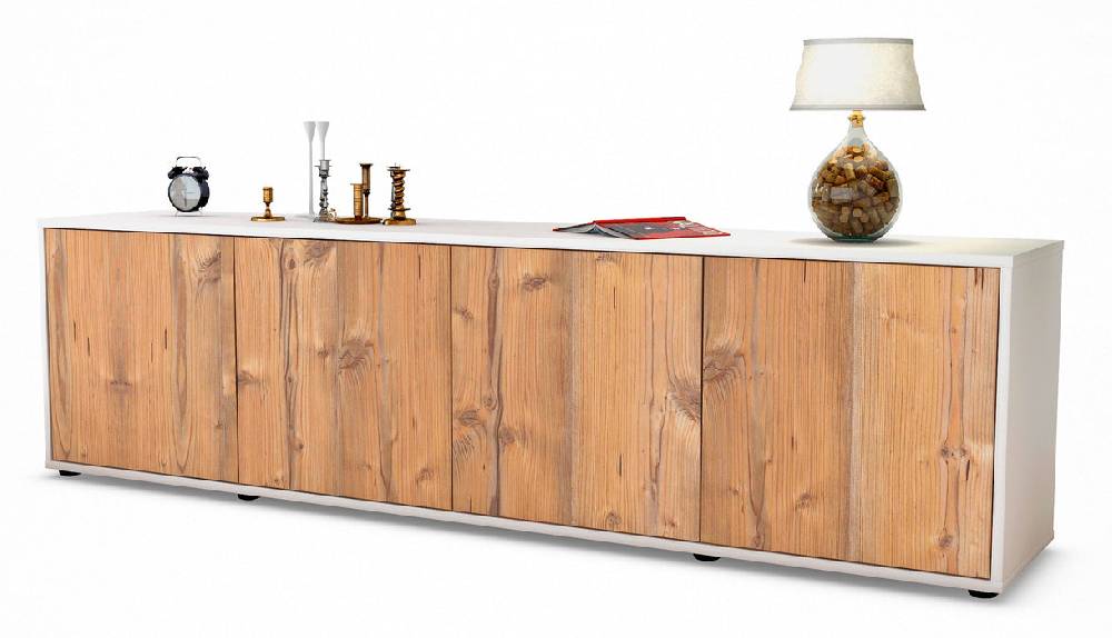 Stil Zeit Möbel Lowboard Antonia, Pinie (180x49x35cm)