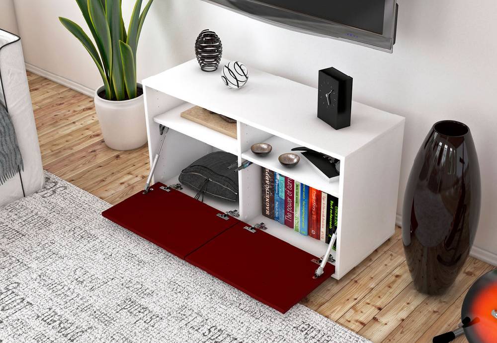 Stil Zeit Möbel Lowboard Alegra, Türkis (92x49x35cm) Sonderangebot der Fabrik