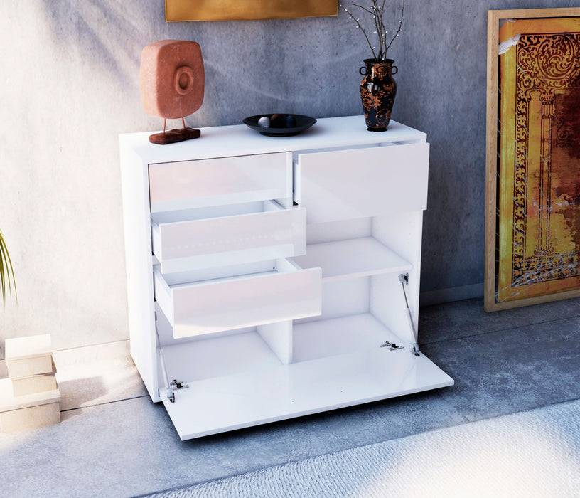 Stil Zeit Möbel Sideboard Coco, Grau (92x79x35cm) Discount Store für neue Produkte