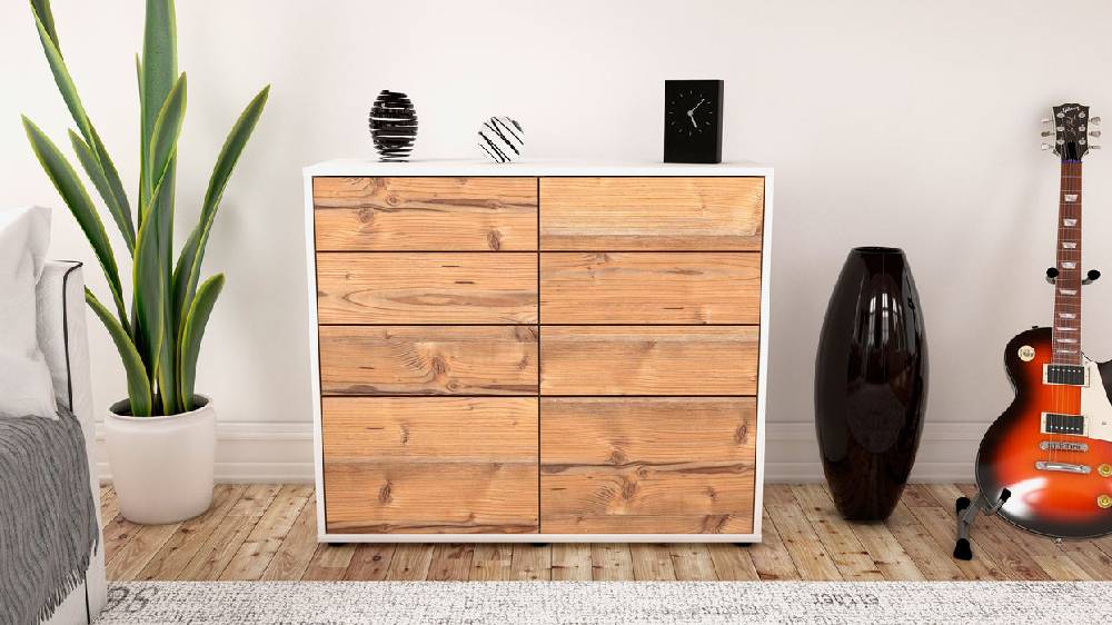 Stil Zeit Möbel Sideboard Celeste, Pinie (92x79x35cm) Begrenzt auf 3 Tage