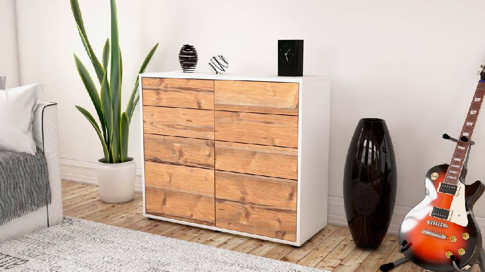 Stil Zeit Möbel Sideboard Celeste, Pinie (92x79x35cm) Begrenzt auf 3 Tage